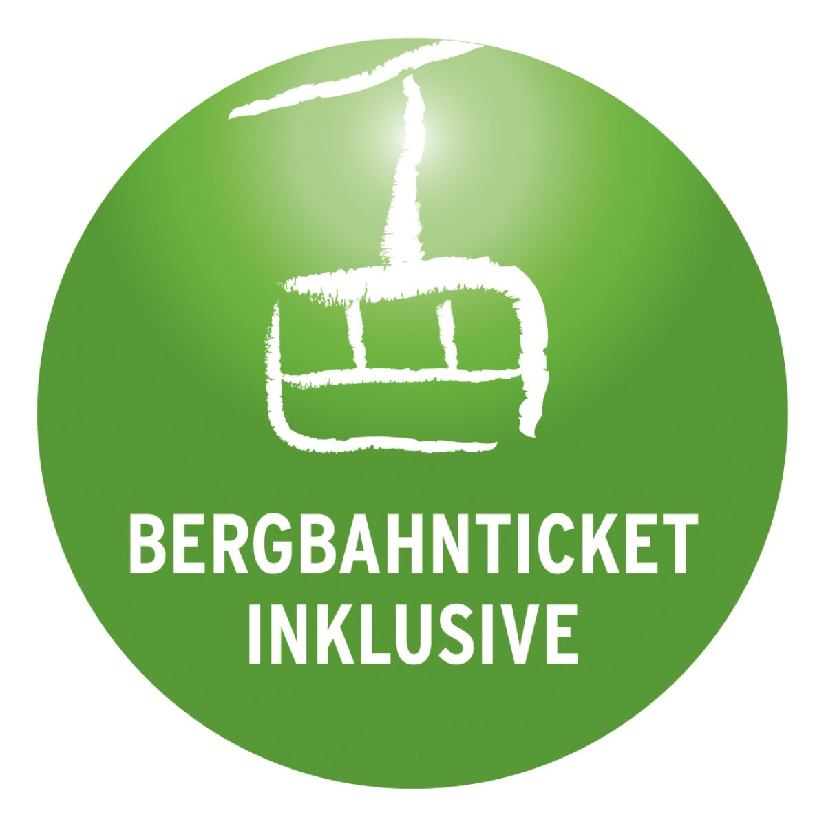 Bergbahnticket inklusive